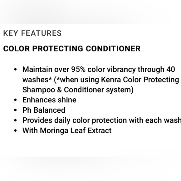 💦 Kenra Color Protecting Shampoo and Conditioner Mini Duo Set - Picture 6 of 6